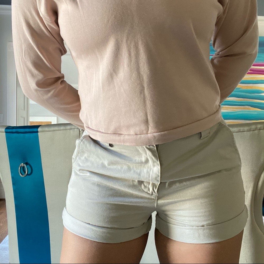 Khaki Calvin Klein Shorts